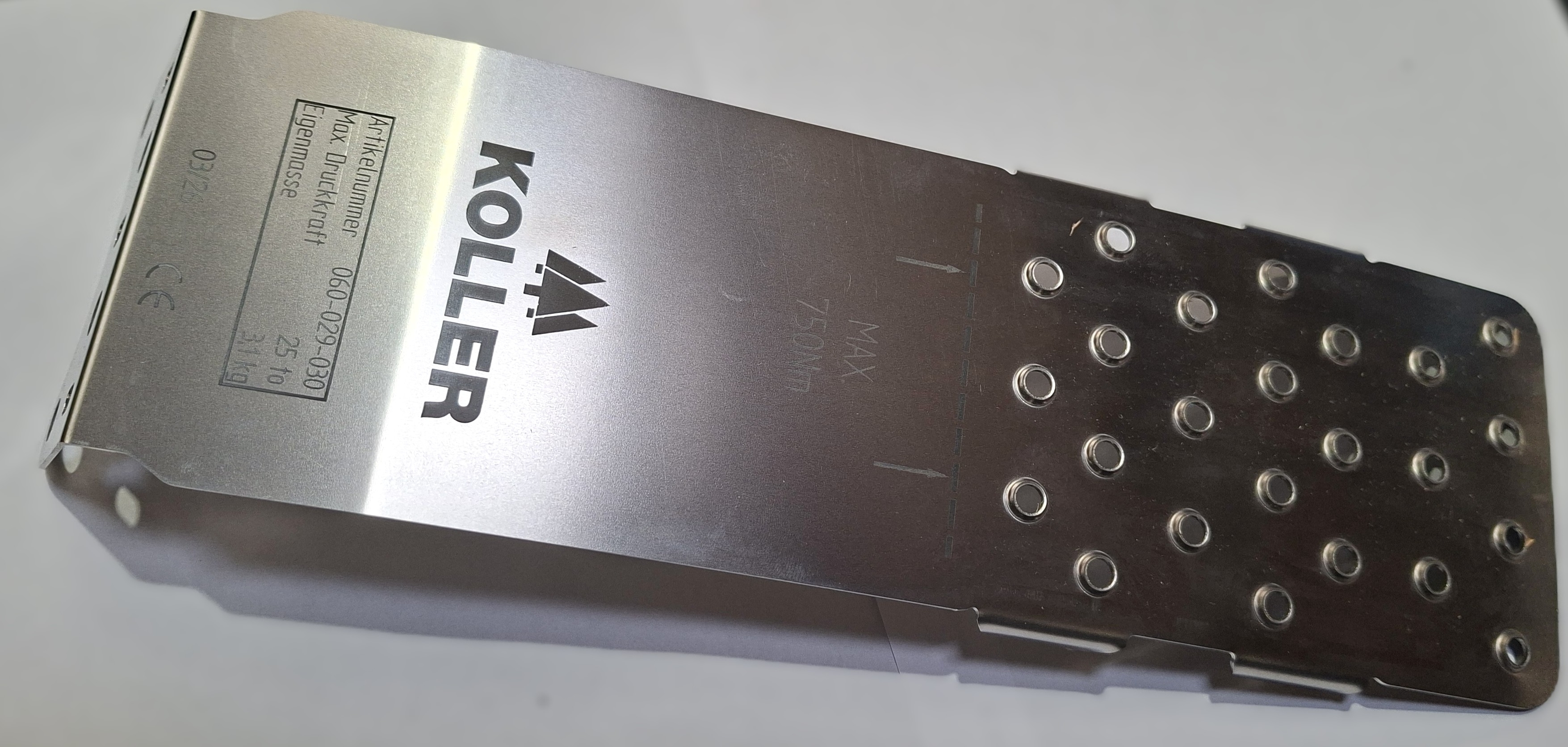 Öffnungskeil 2025 Typenschild